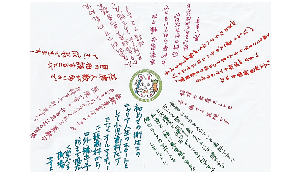 スタッフからの寄せ書き1